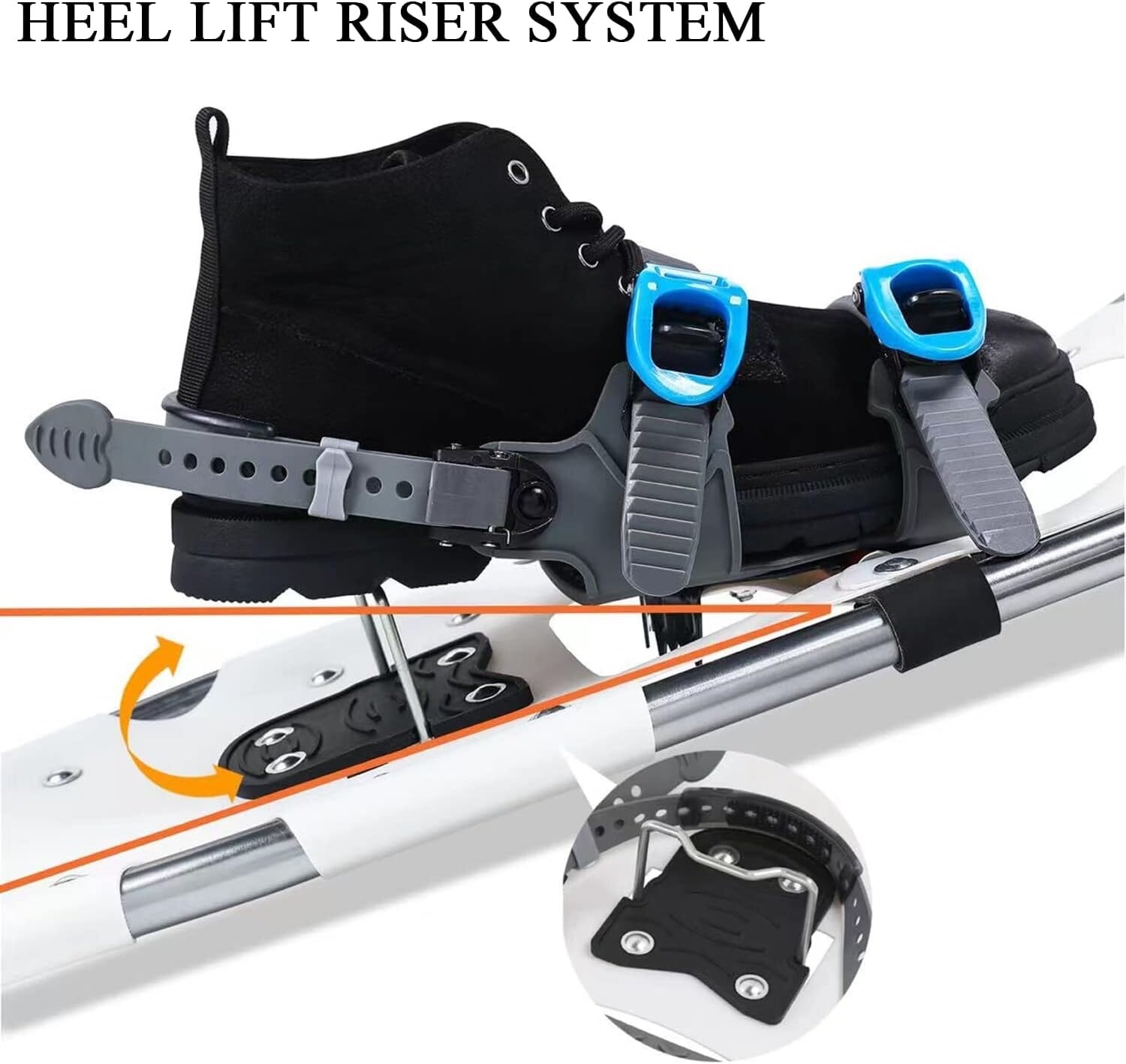 Goutone 21/27 Inches Light Weight Snowshoes for Men and Women. Fully Adjustable