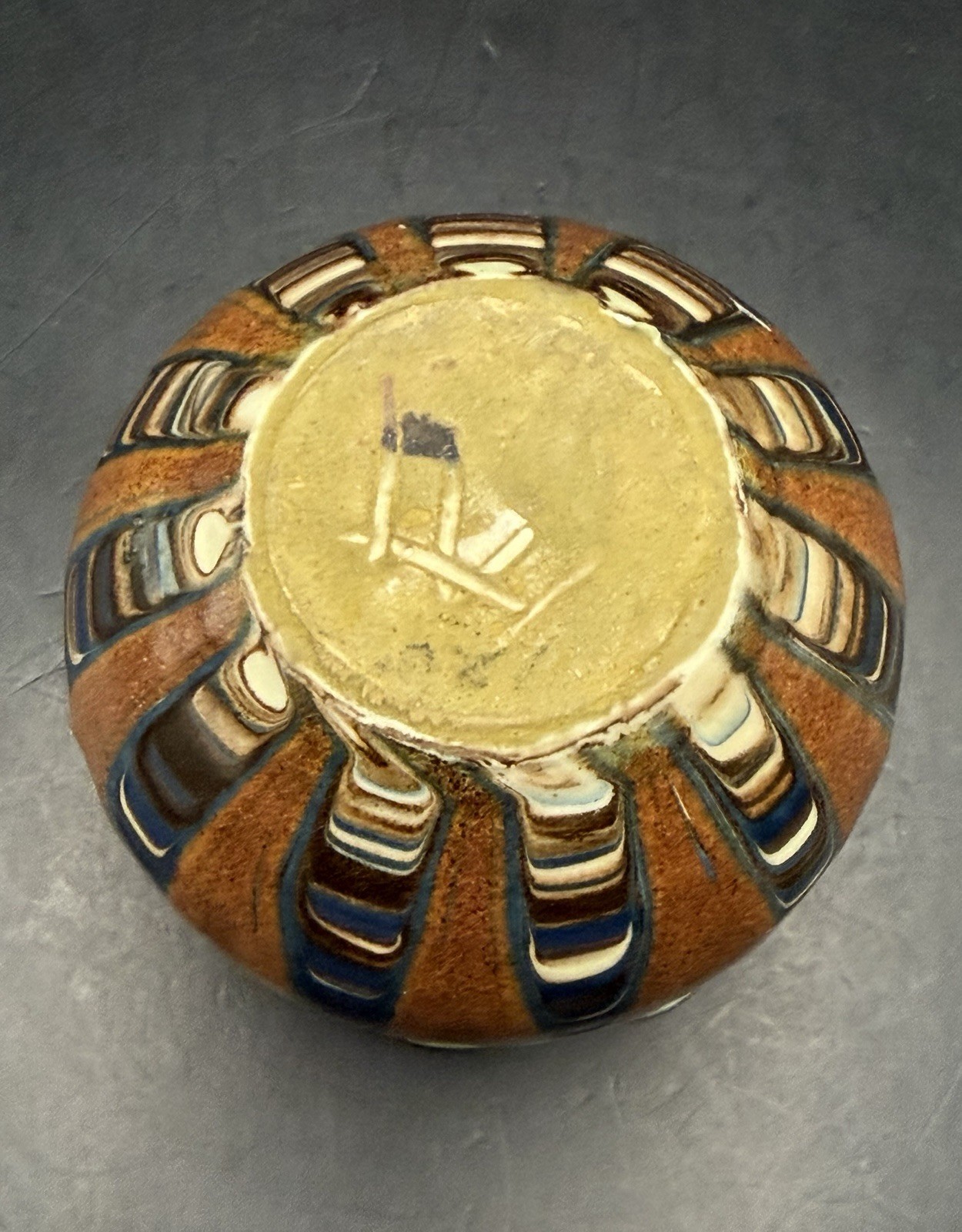 Antique VTG RARE Herman August Kähler Signed Pottery Denmark Art Nouveau Vase