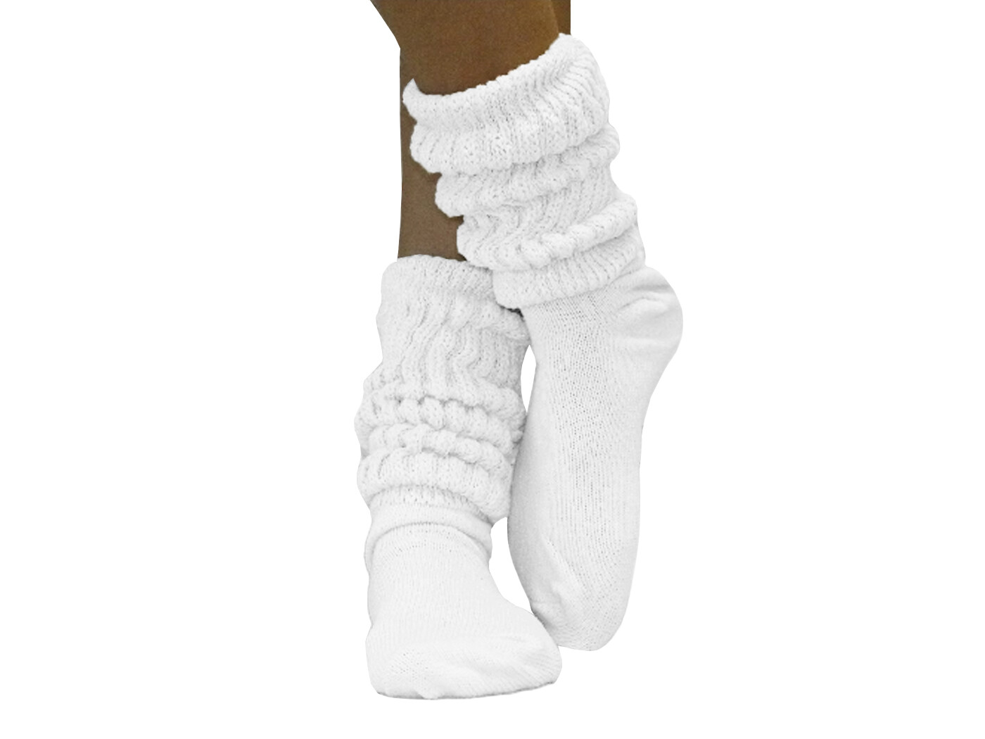 Jefferies Socks Womens Slouch Cotton Knit Scrunch Socks 3 Pair Pack