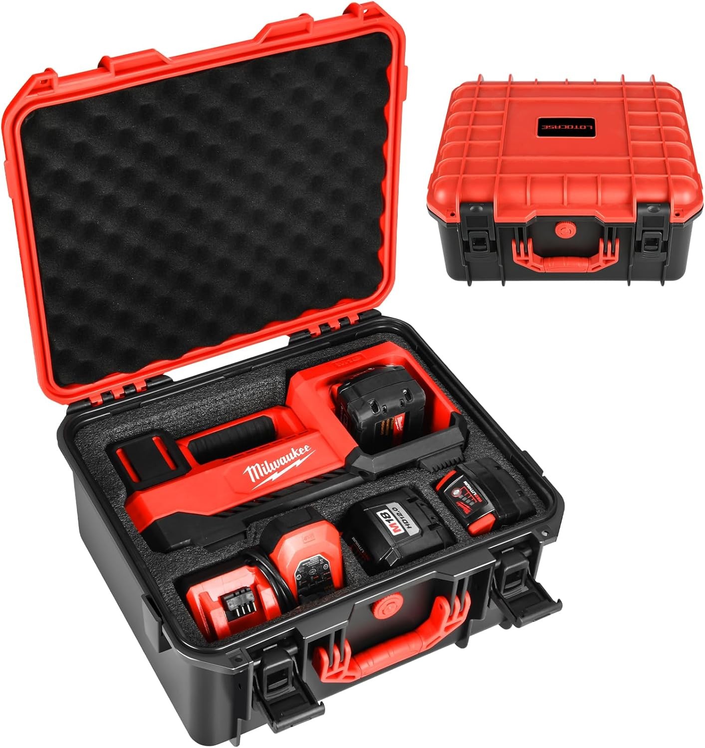 Air Compressor Case for Milwaukee Inflator: Waterproof Hard Cases for Milwaukee