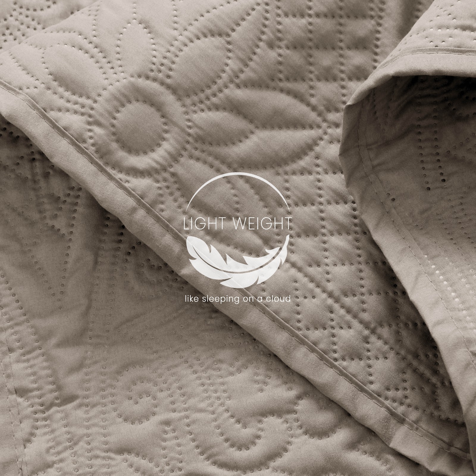 Floral Bedspread Bedding Set 3 Piece Coverlet Lightweight Bed Throw Queen King