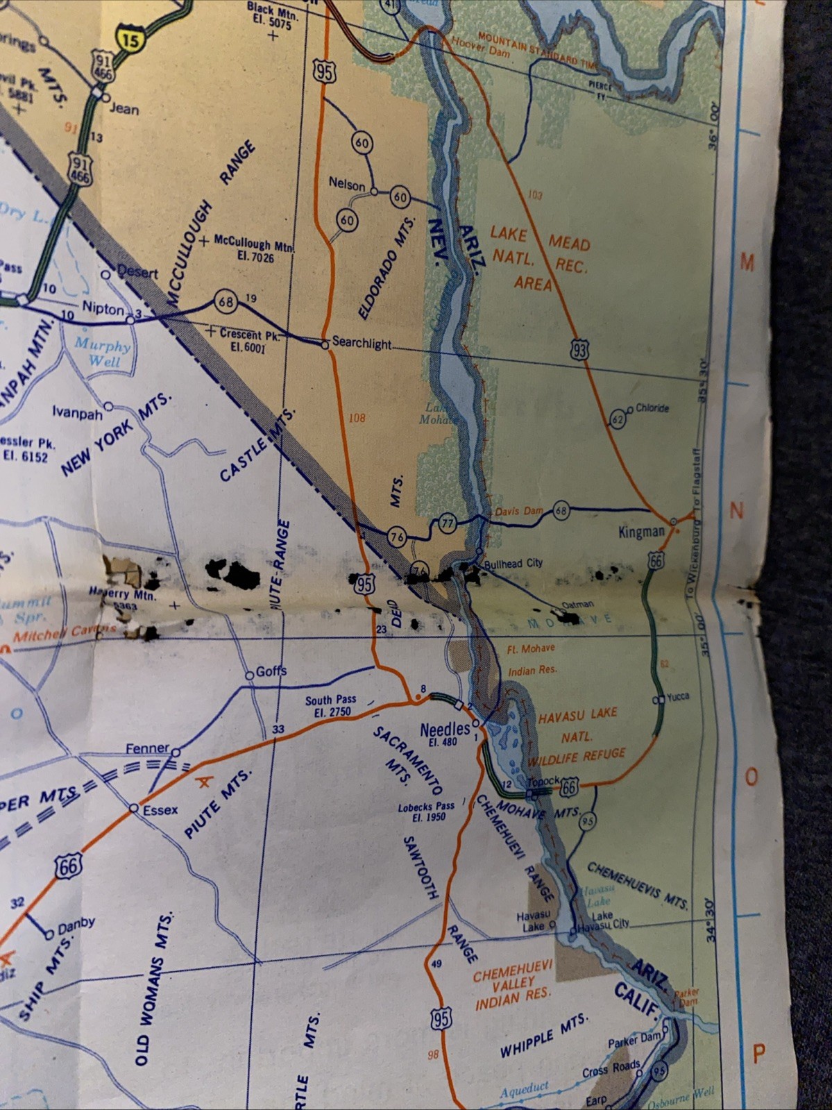 Vintage Union 76 - California Map, Travel, Road Trip Ephemera 1968