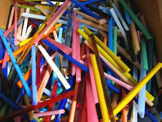 5 lbs Devardi Glass Rods Mixed SHORTS, Lampwork COE 104