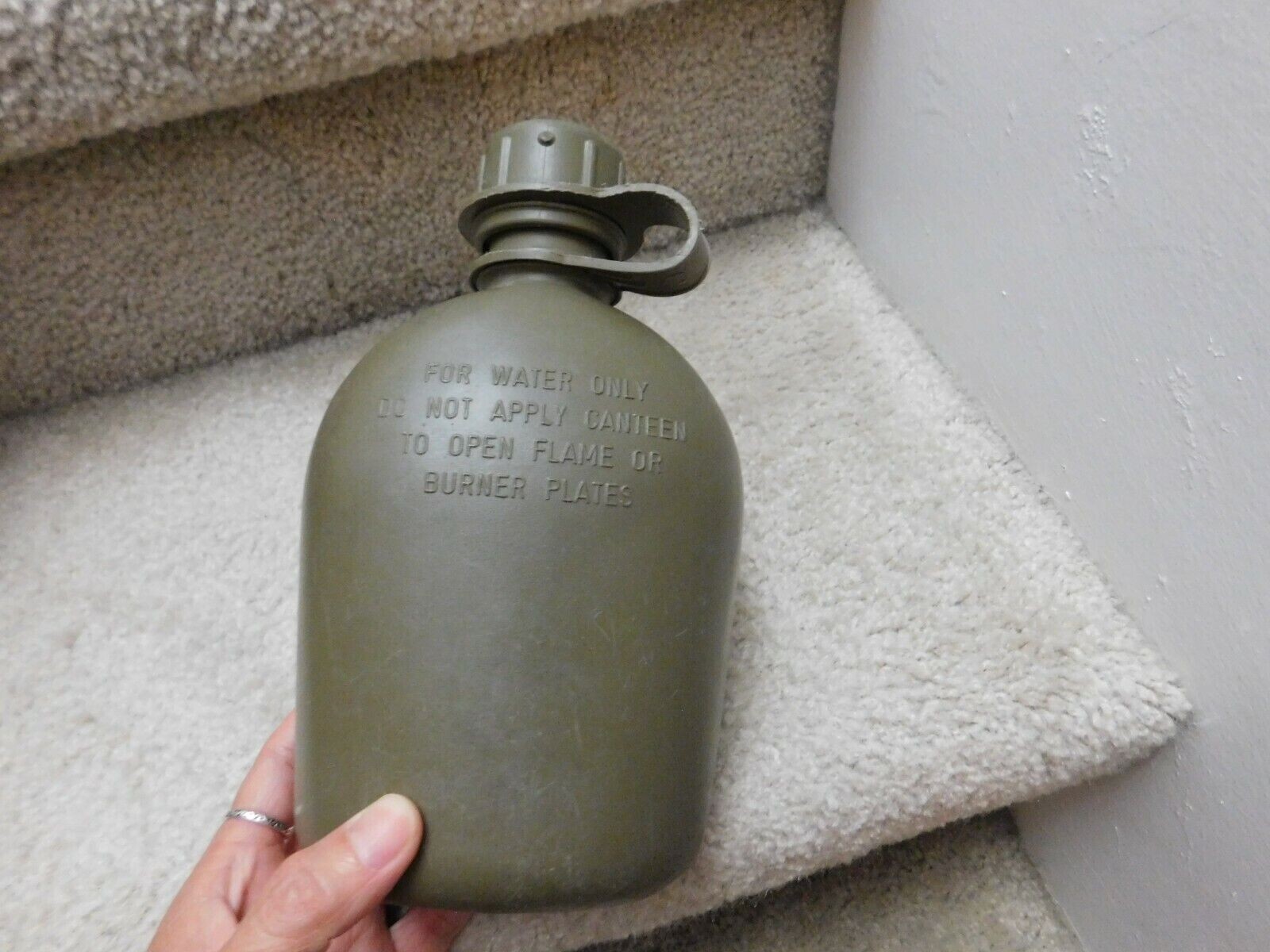 MOLLE II 1 QT Canteen / Utility Pouch ACU with OD Canteen VGC