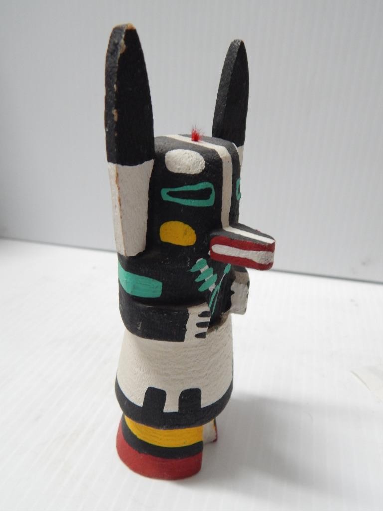 VINTAGE HOPI PUEBLO INDIAN HIGHWAY ROUTE 66 BADGER KACHINA - XLNT !