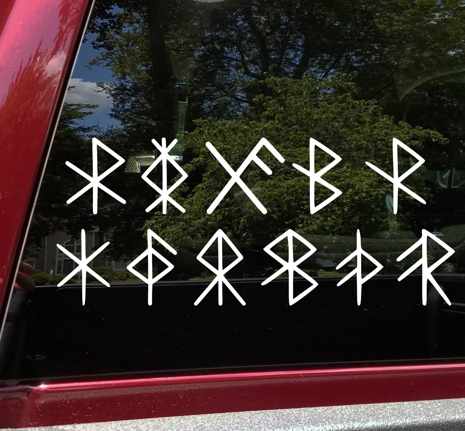 Set of 11 Viking Bind Rune Vinyl Decals Peace Grace Energy Healing Strength Safe