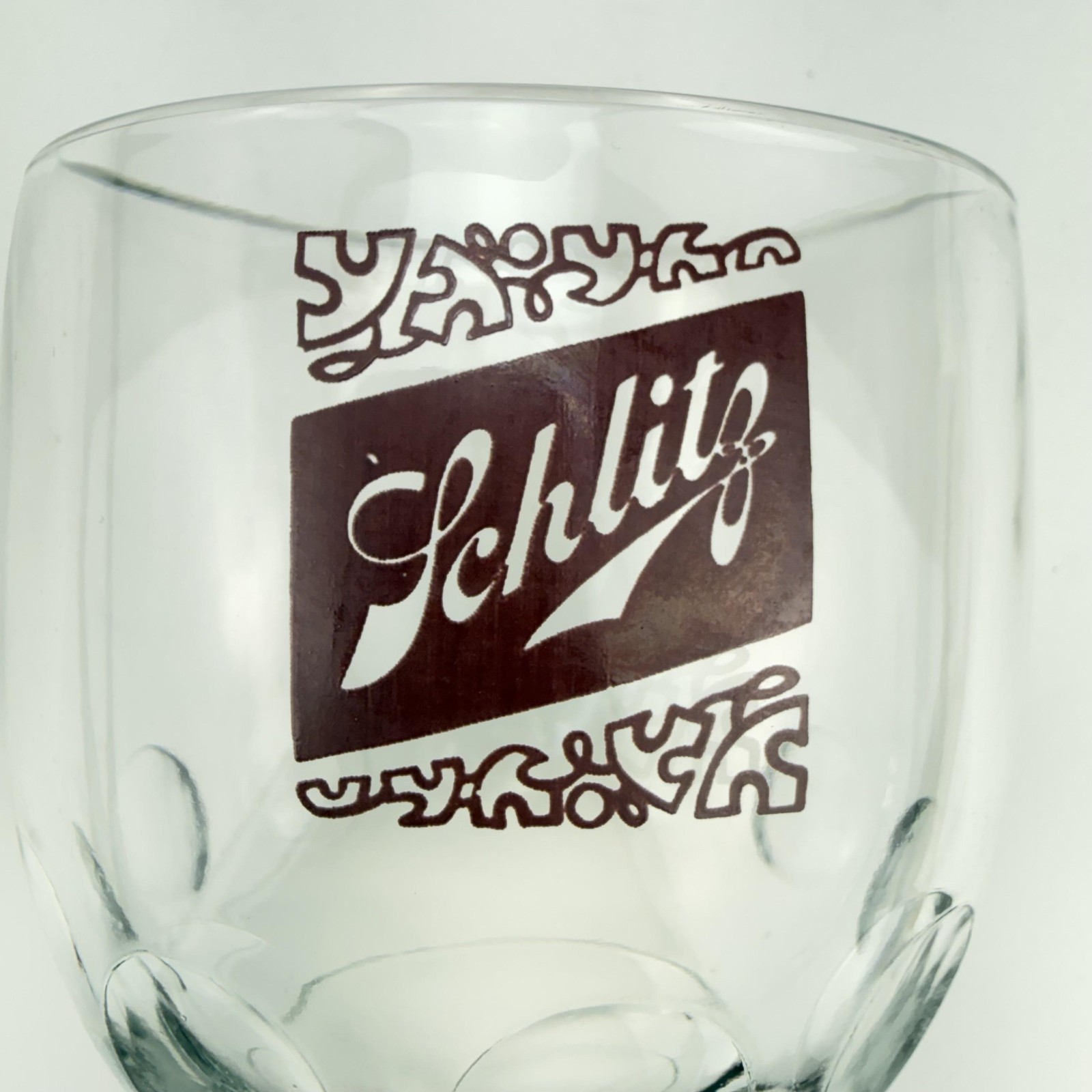 Vintage Schlitz Beer Glasses Mugs Goblets Set of 7 Barware Advertising Lot
