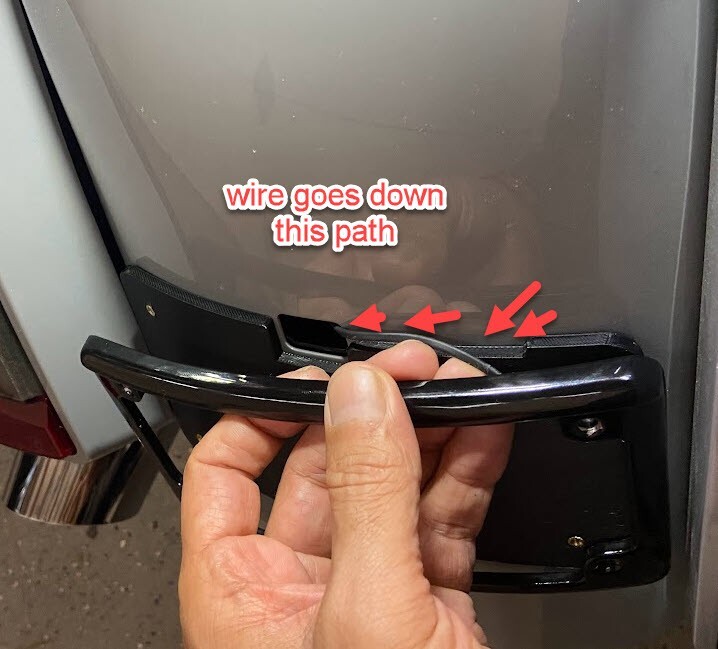 2024 2025 Touring 2023 CVO Road Glide Street Glide rear license plate bracket V1