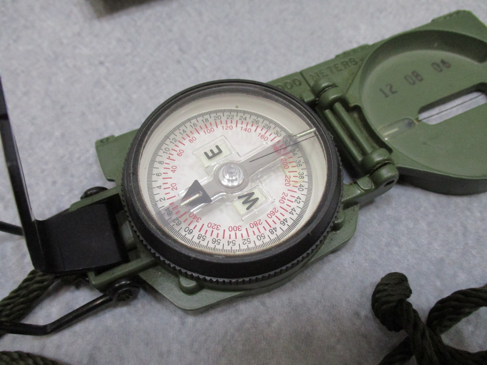 Cammenga 3H Magnetic Compass w/ Pouch US Military Issue Phosphorescent Dial