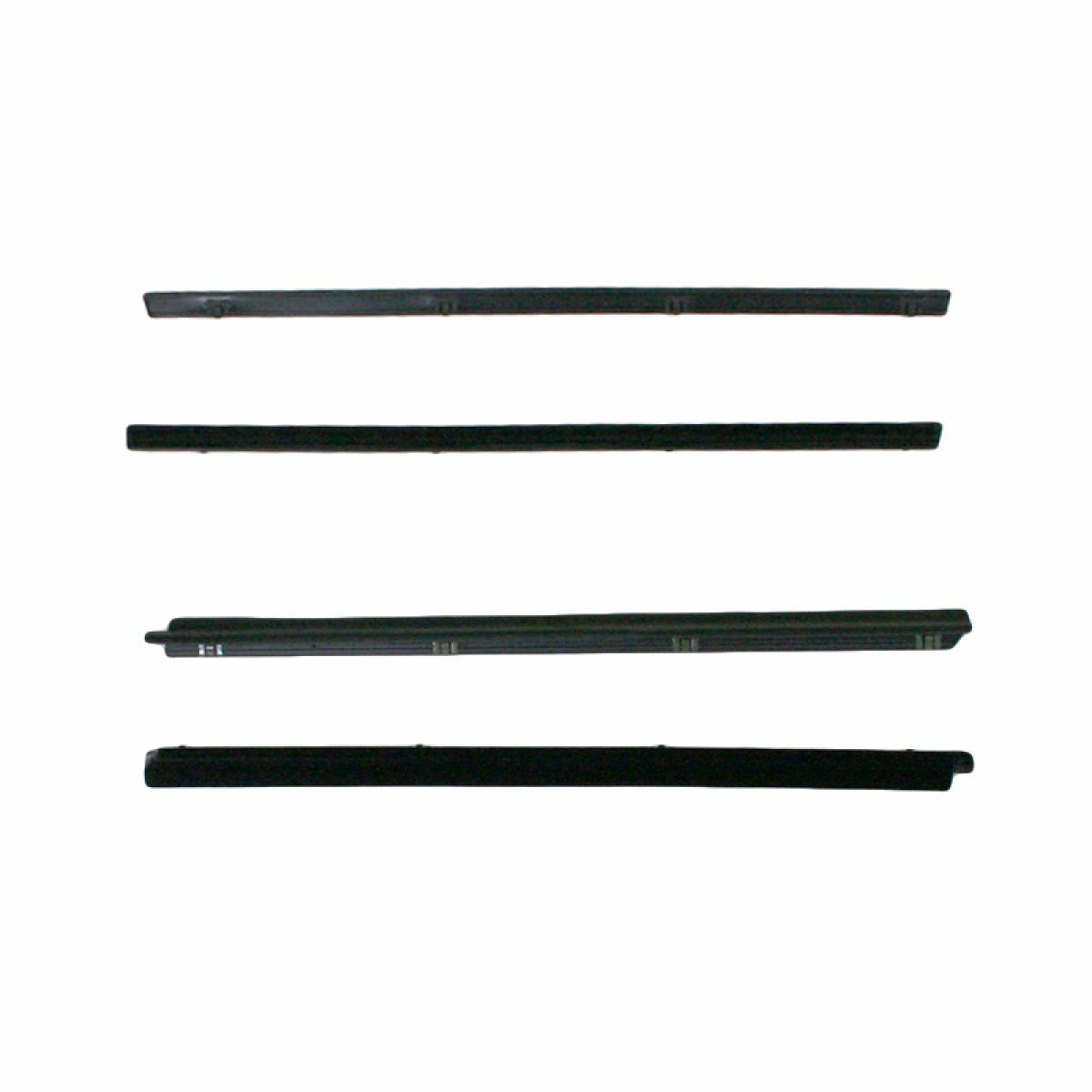 Rubber Weatherstrip Seal Kit Set For Full Doors for 87-95 Jeep Wrangler 13 Piece
