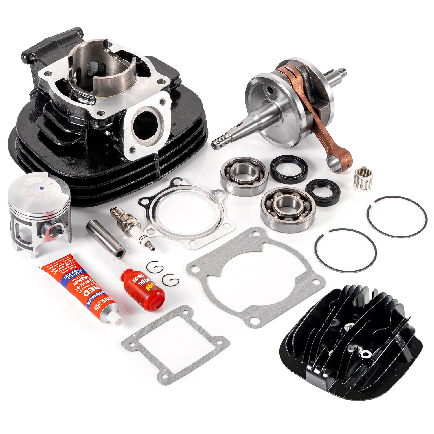 For Yamaha Blaster 200 1988-2006 Piston Cylinder Crank Motor Rebuild Gasket Kit