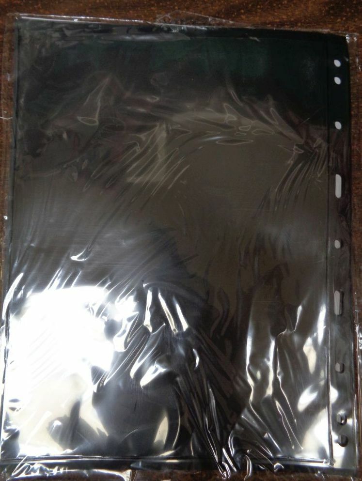 1S 1 Pocket VARIO BLACK Lighthouse Stock pages pack of 5 Dbl. sided NEW Row