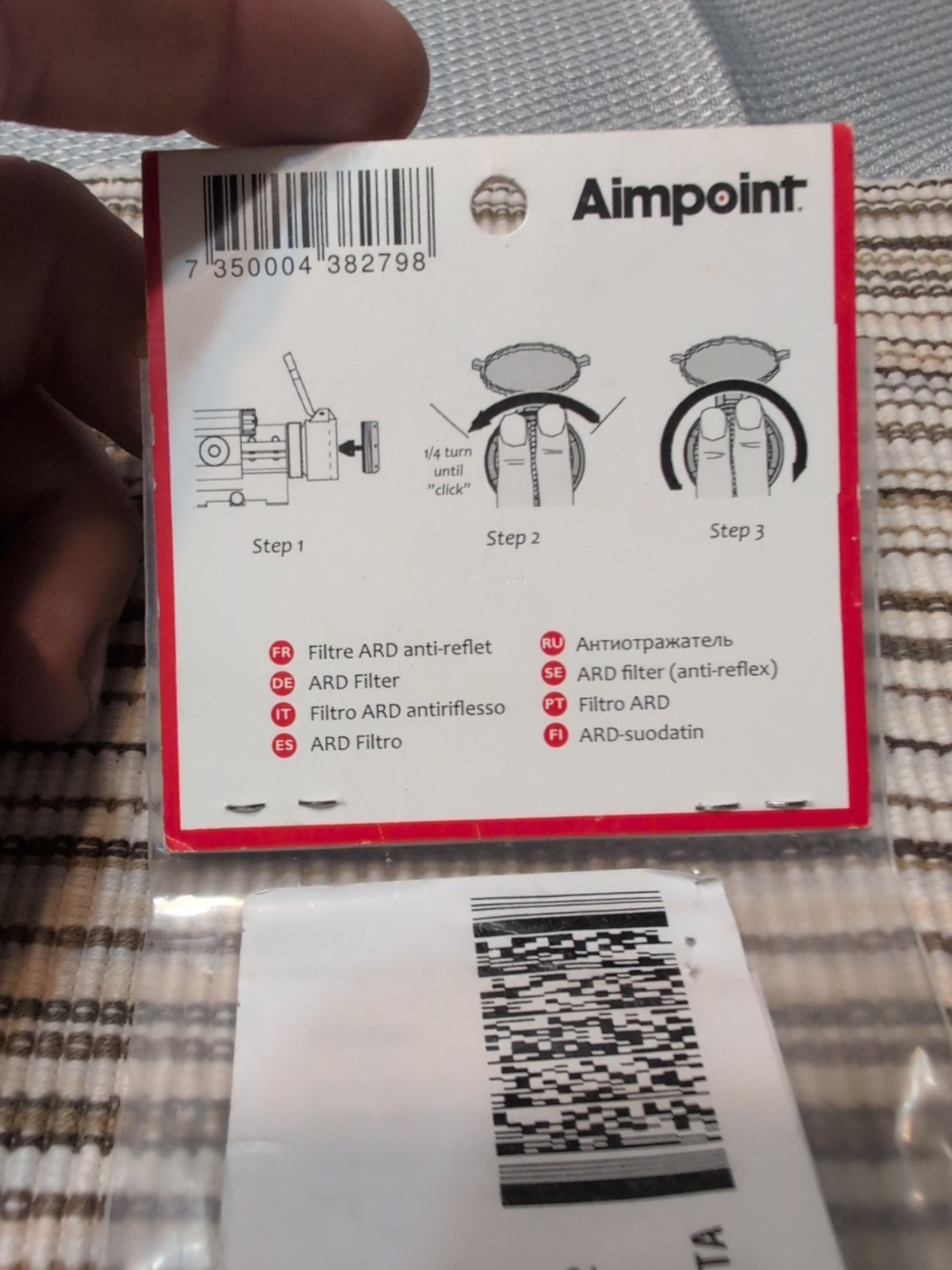 NEW Aimpoint M68-ARD KillFlash Red Dot Filter fits 30 mm Vs Item