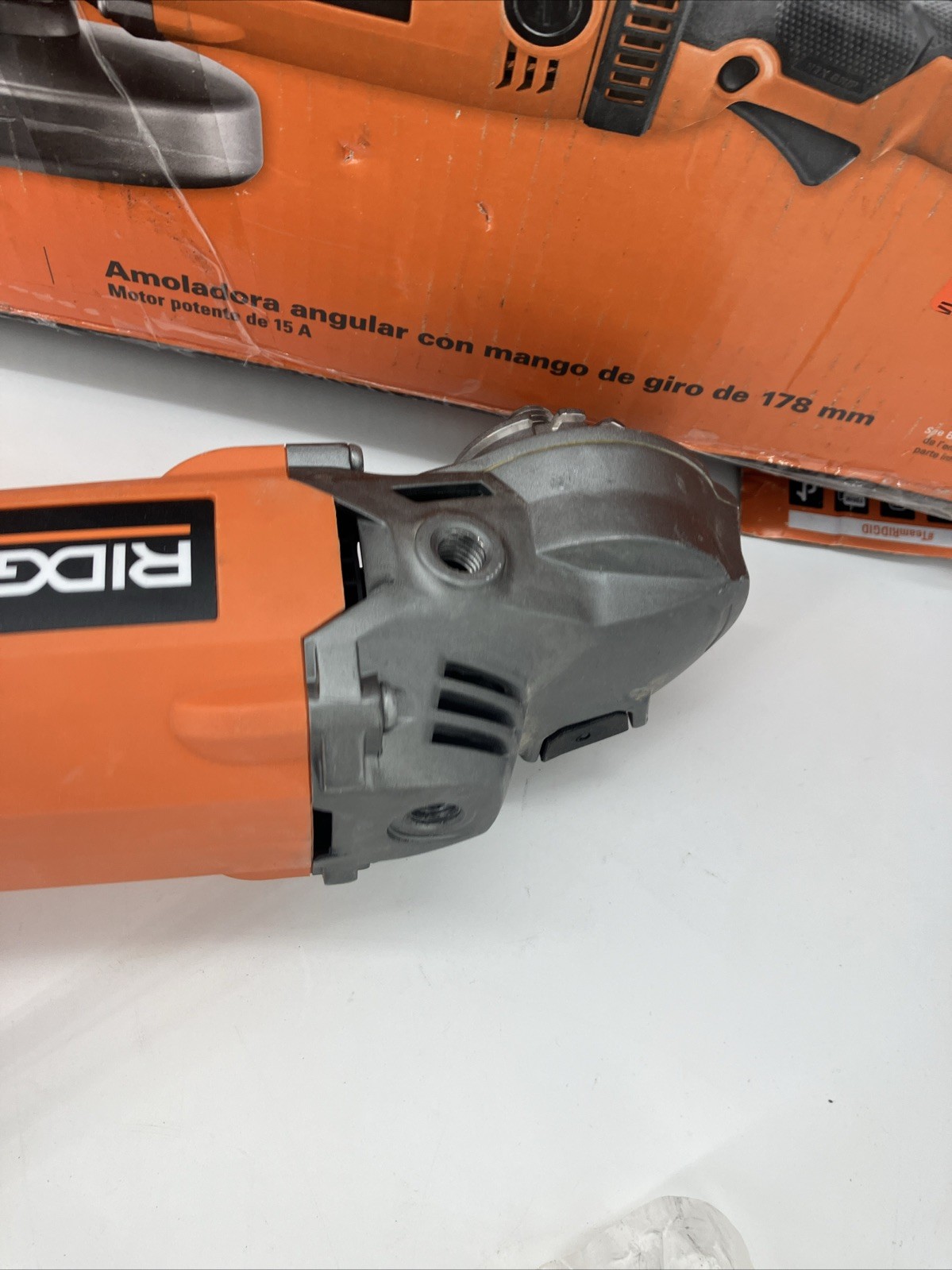 RIDGID R10202 15A 7” Angle Grinder Heavy Duty – Tested Ships Fast