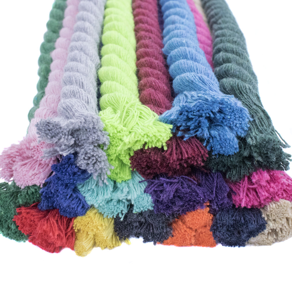 Premium Super Soft Colored Twisted Cotton Rope - 1/4" Diameter, Multiple Lengths