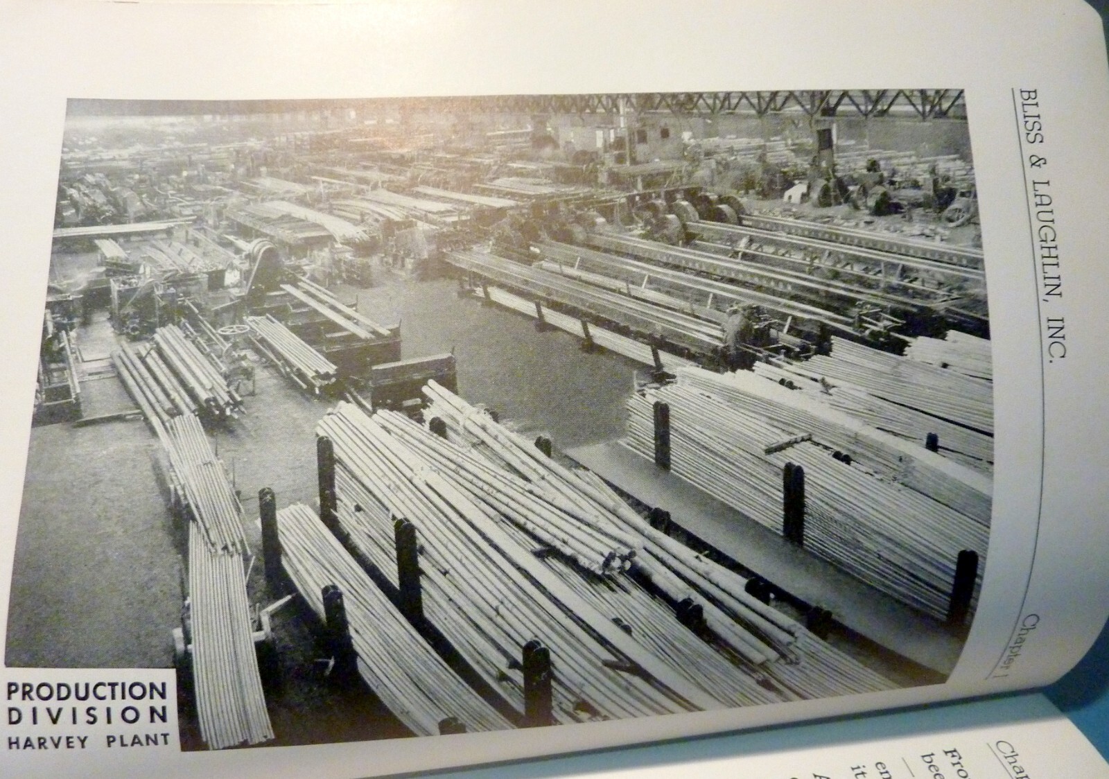 1941 BLISS LAUGHLIN INC COLD FINISHED BAR STEELS 50 YEARS BOOK STEEL US HISTORY