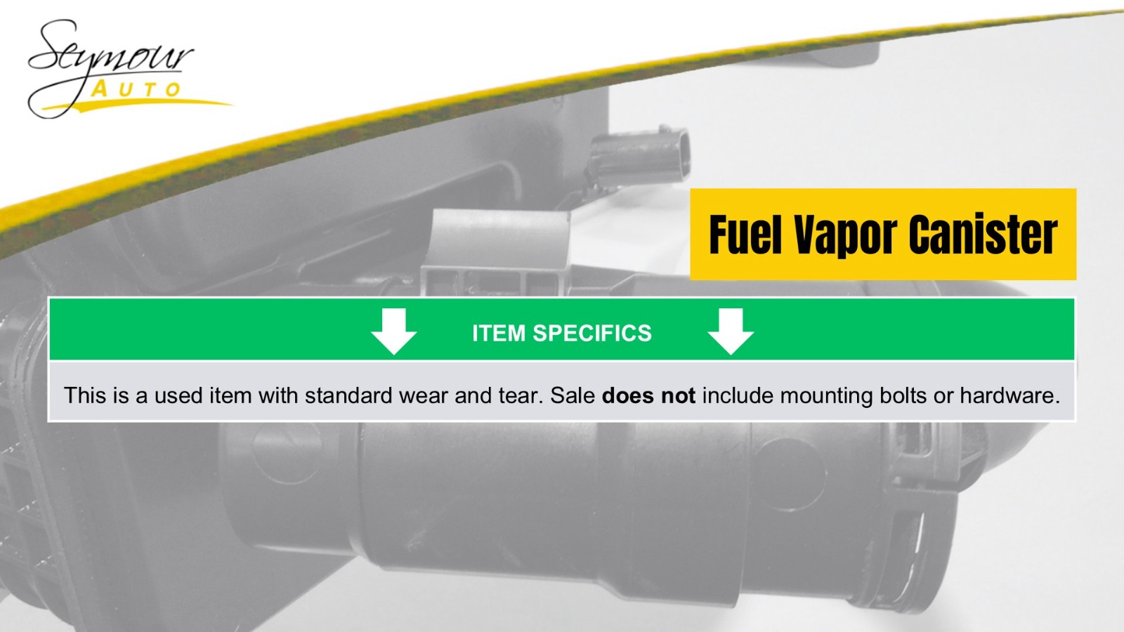 Clubman 2008 Fuel Vapor Canister OEM