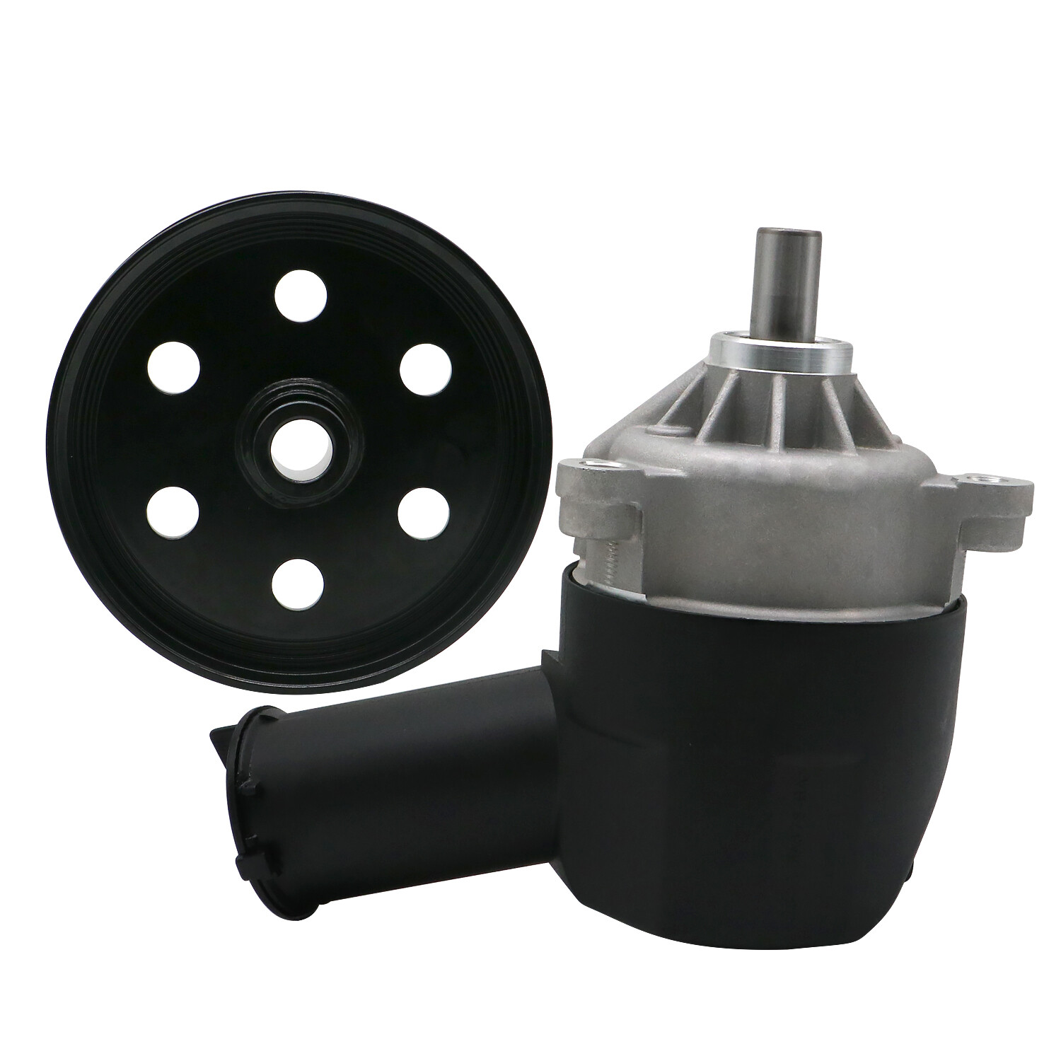 Power Steering Pump w/Pulley & Reservoir for Ford Bronco F-150 F-200 F-250 F-350