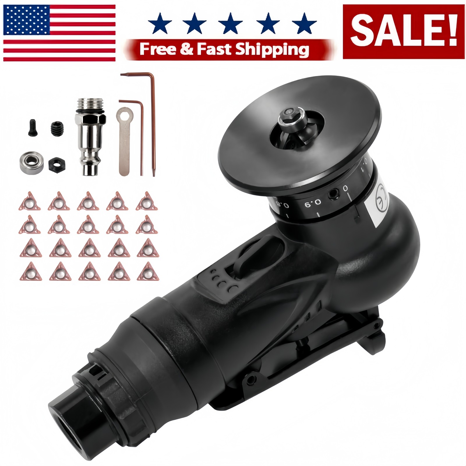 30000RPM Pneumatic Chamfering Machine Metal Trimming Air Chamfer Beveling Tools^