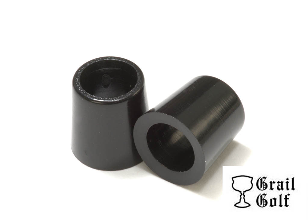 GRAIL GOLF NEW PREMIUM BLACK WOOD FERRULES .335 .55" .500OD TOUR QUALITY LOT