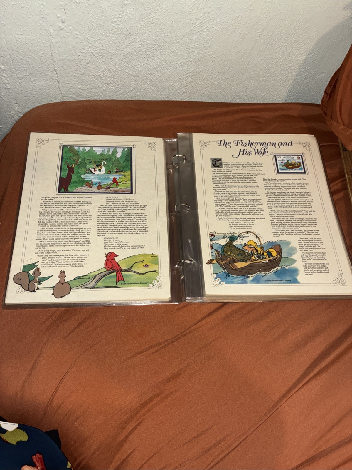 Walt Disney Grimm's Fairy Tales Panel Collection Postal Commemorative Society200