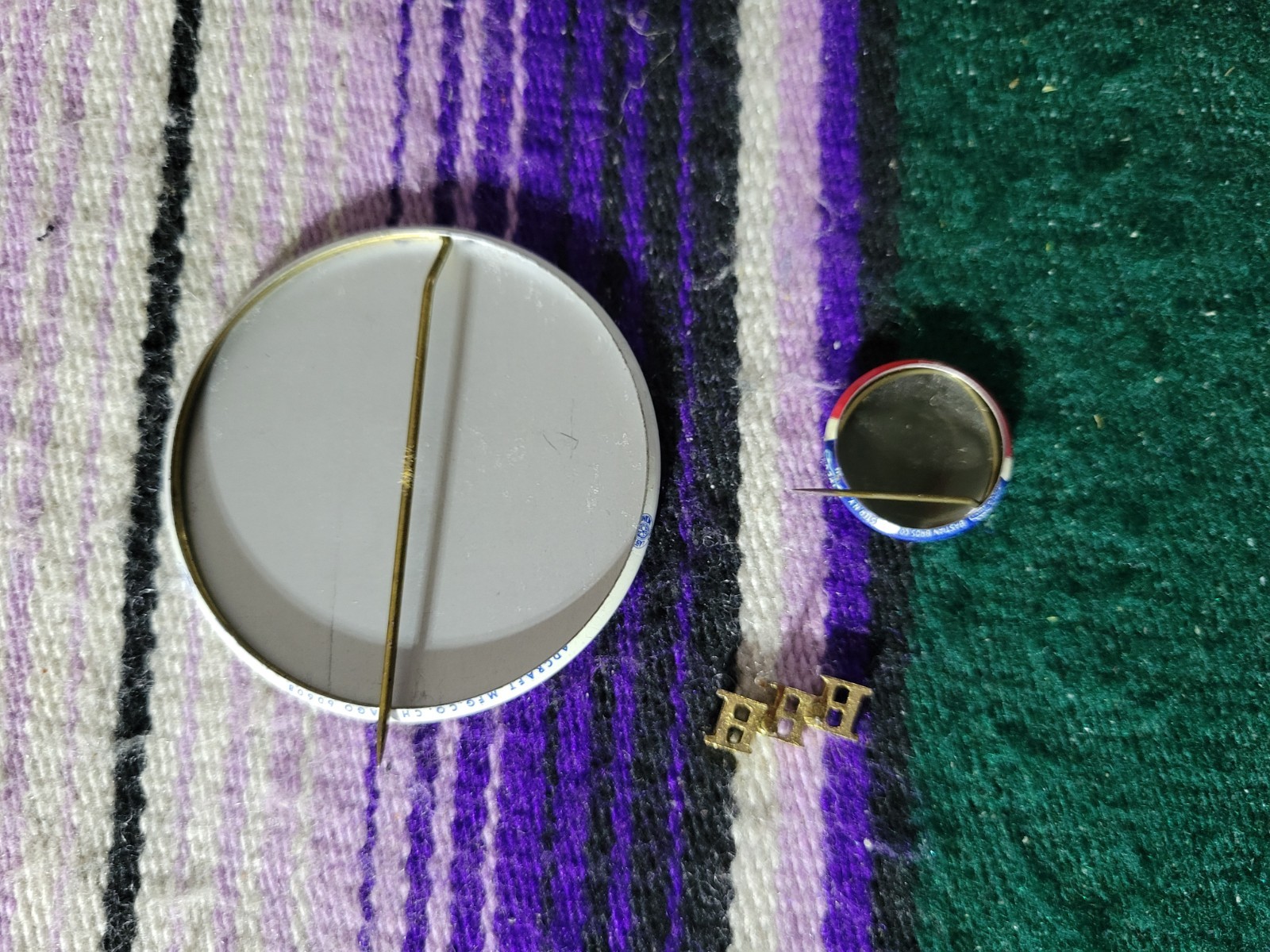 3 HHH HUMPHREY Muskie Vote campaign pins