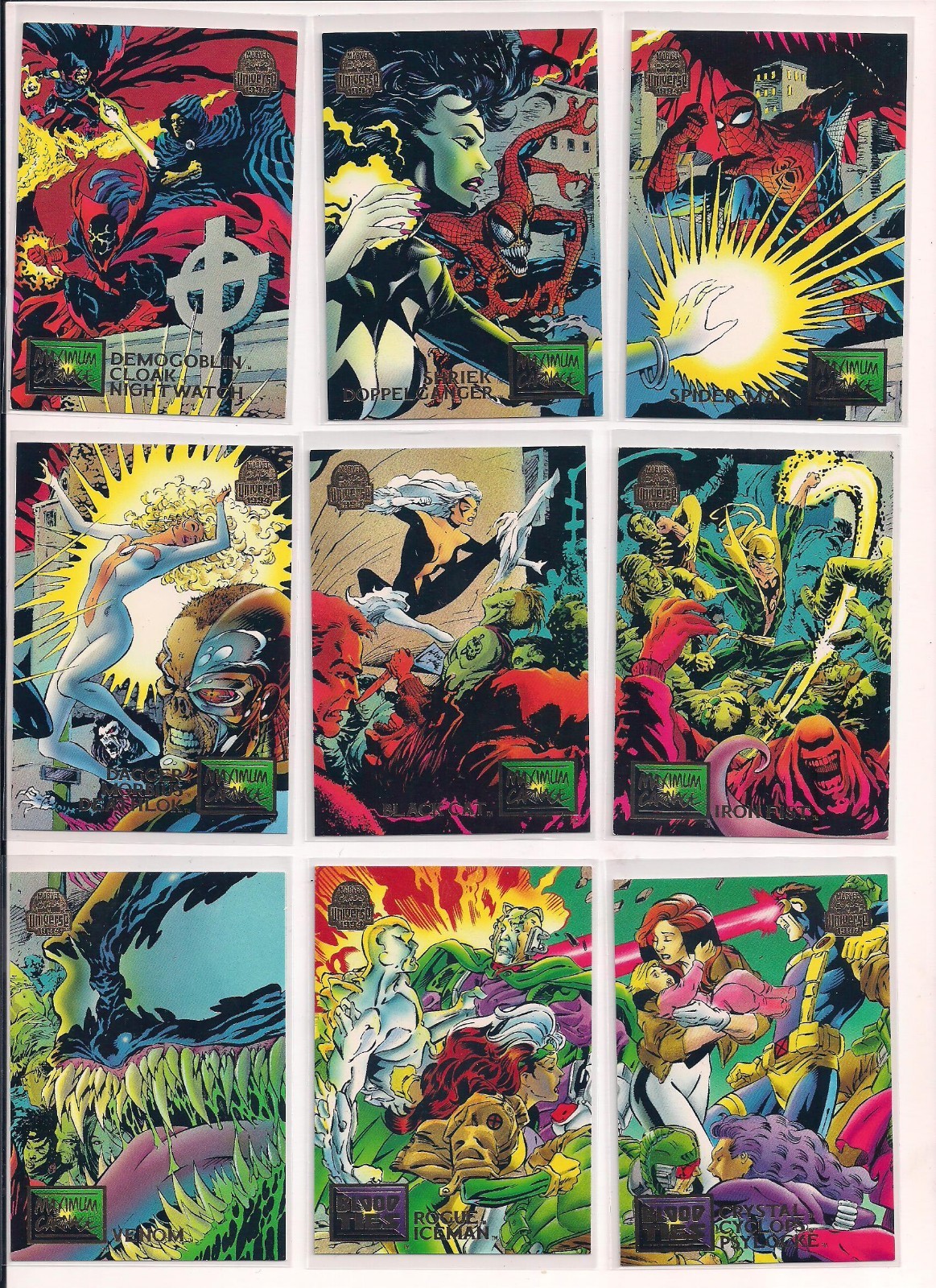 1994 Fleer Marvel Universe Trading Cards / U You Pick / Choose From List / bx4