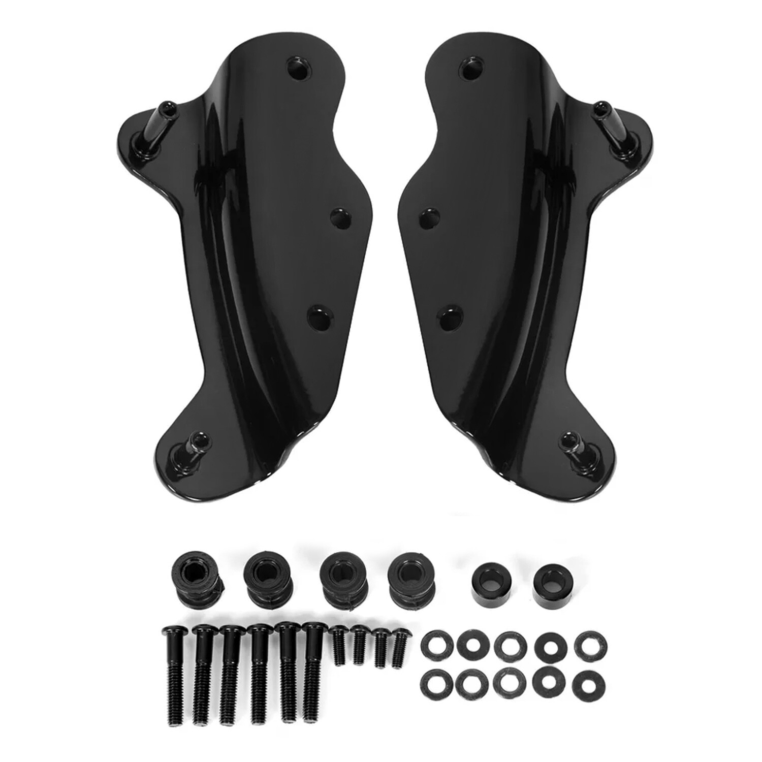 Two-up Tour Pack Pak Mount Rack Docking Hardware Kit For Harley Road Glide 09-13