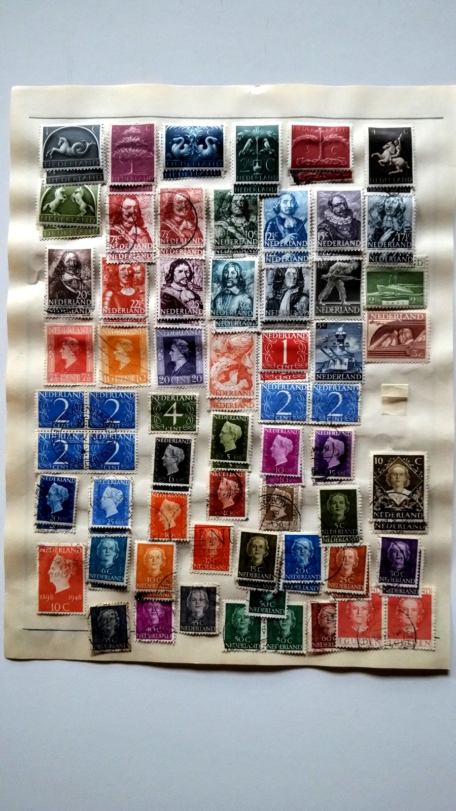 Netherlands Stamp Collection- Used / MH / MNH On Pages / Stock Cards