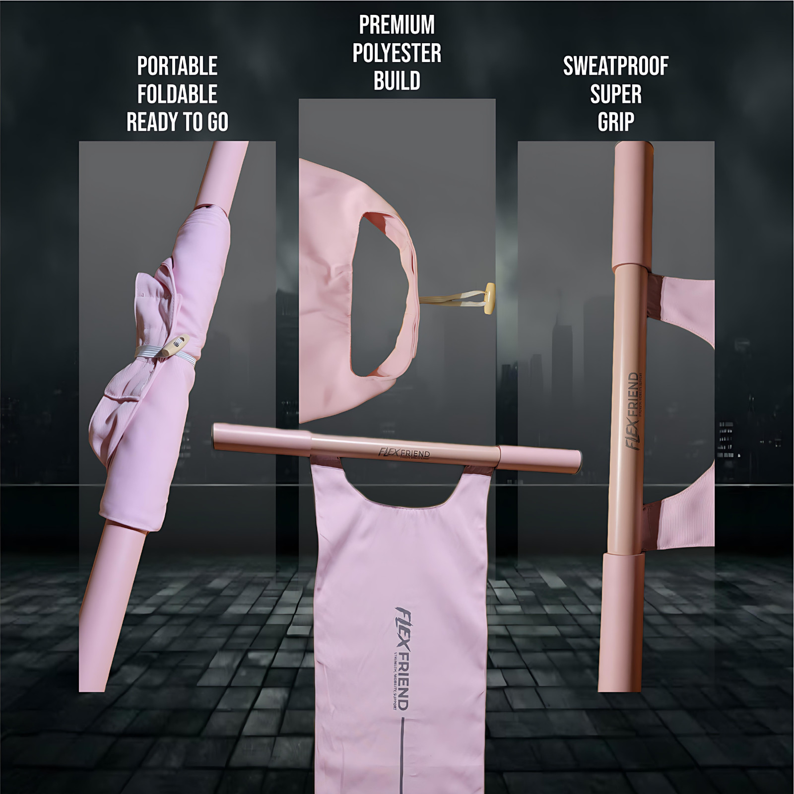 Ease Body Pain Yoga Stretching Strap, Mobility & Full Body Strengthening Device