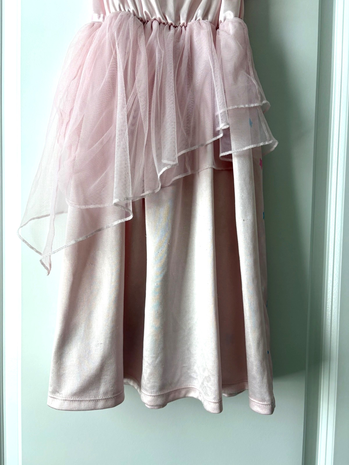 Bluey Dress-Up Costume Dress Girl Size 4T Pink Night Gown Polyester