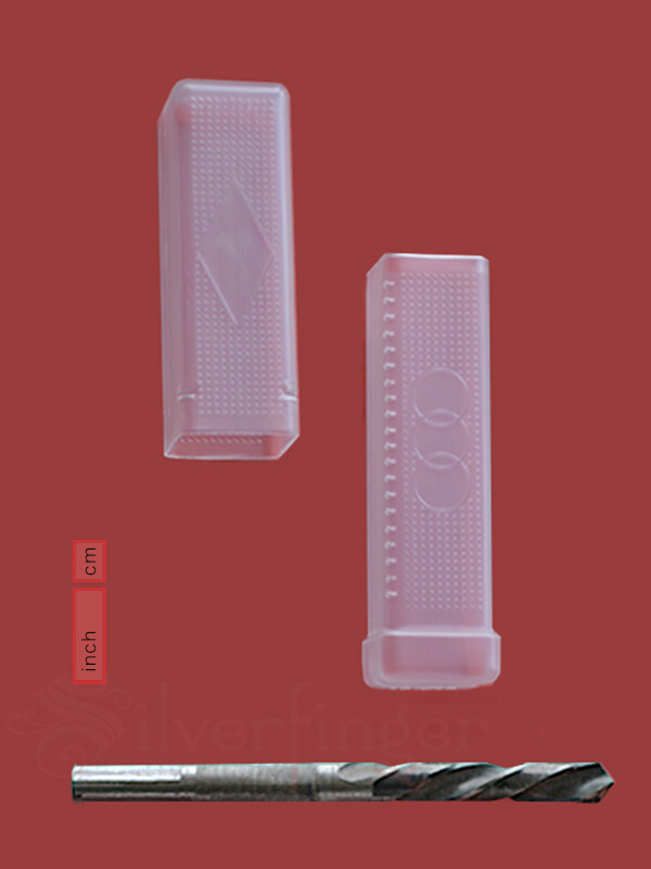 4 PC Sets Telescoping Plastic Tool Storage Cases Adjustable Length Drill Bit Box