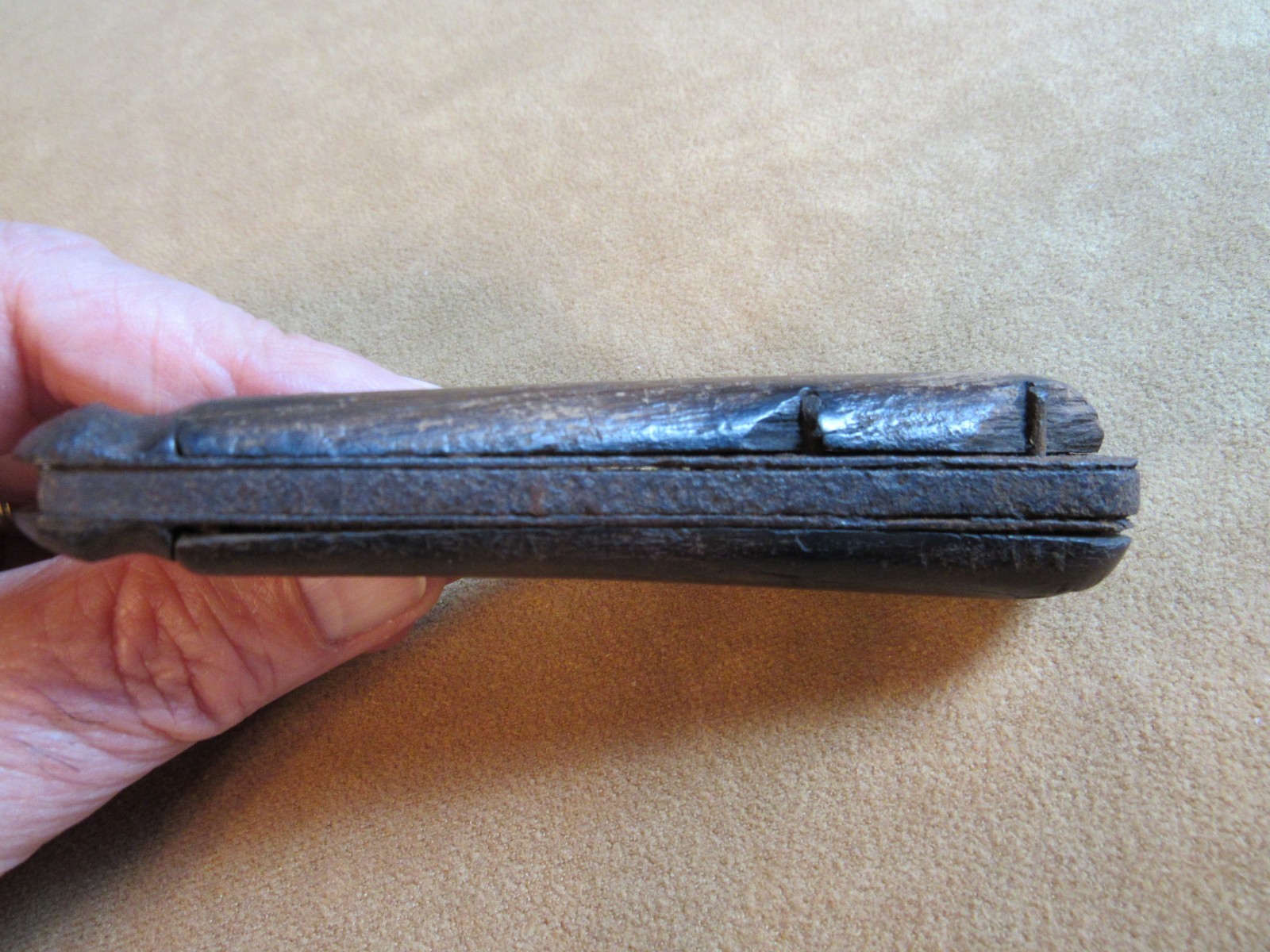 Civil War Soldier's Hawkbill Folding Pocket Knife Geo. Wostenholm 1860s