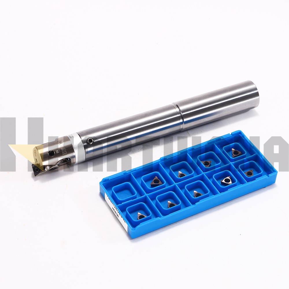 20-26mm Boring Head Straight Shank 20mm Indexable Boring Bar Set CAT40-SLN20-63