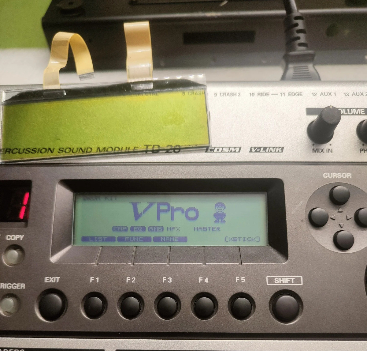 NEW LCD Screen Glass Display for Roland TD-12/TD-20/TD-20X（No backlight !!!)