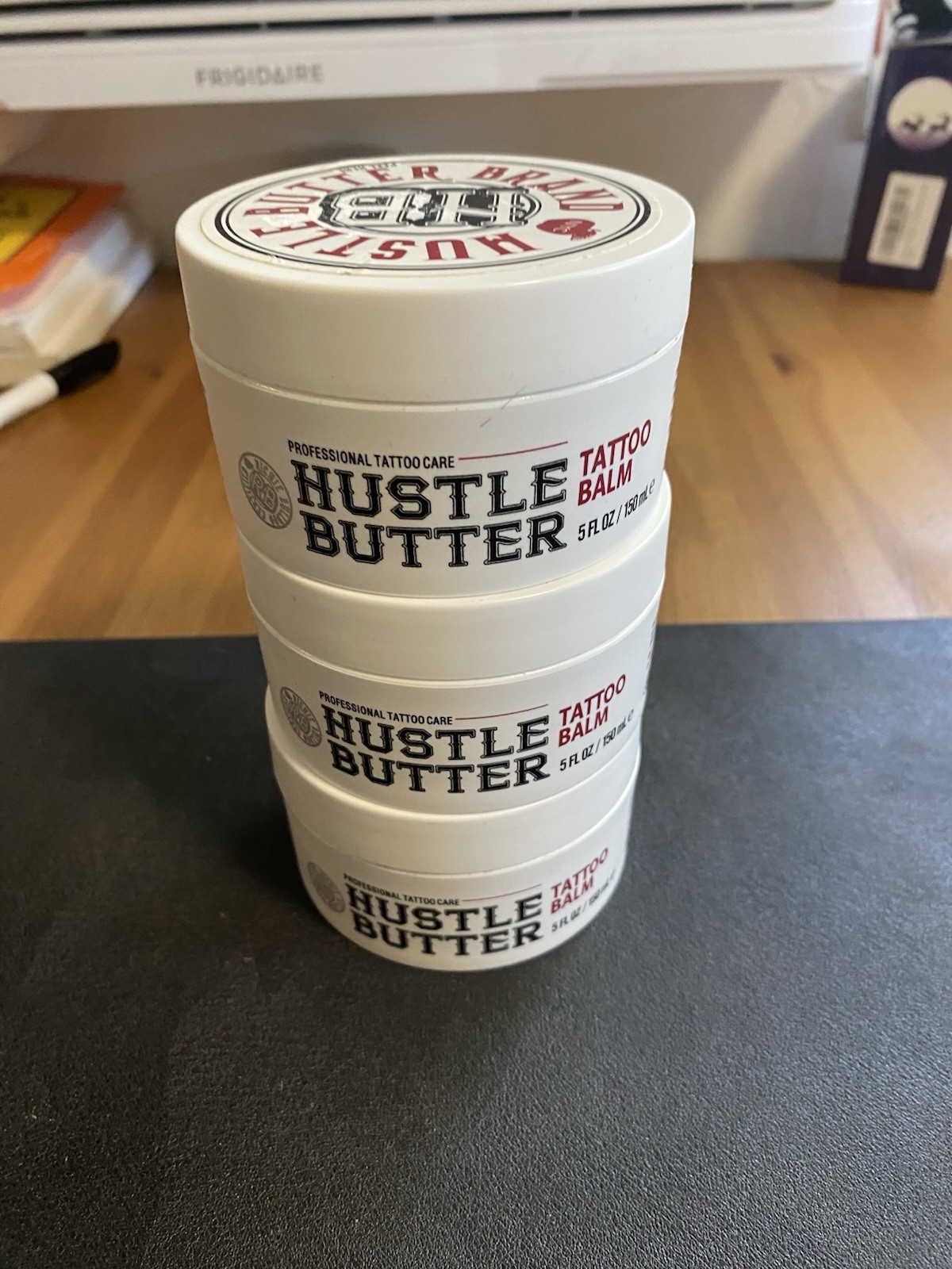 Hustle Butter Brand Tattoo Balm 5oz Professional Tatoo Care Lot Of 3