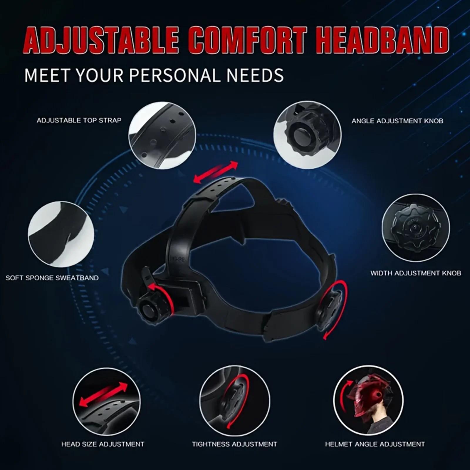 True Color Auto Darkening Welding Helmet - Multi-Process Welding & Grinding