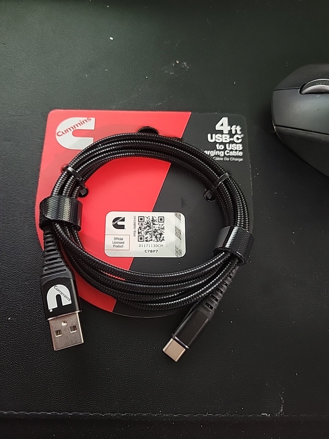 CMN4710 Usb C To Usb Cable, 4 Ft., For Charging Android Devices for Cummins