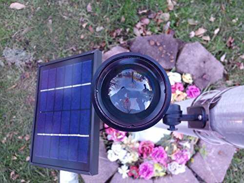 CREE Fixed Commercial Solar Flagpole Light *POWERFUL* Adjustable Spot to Flood