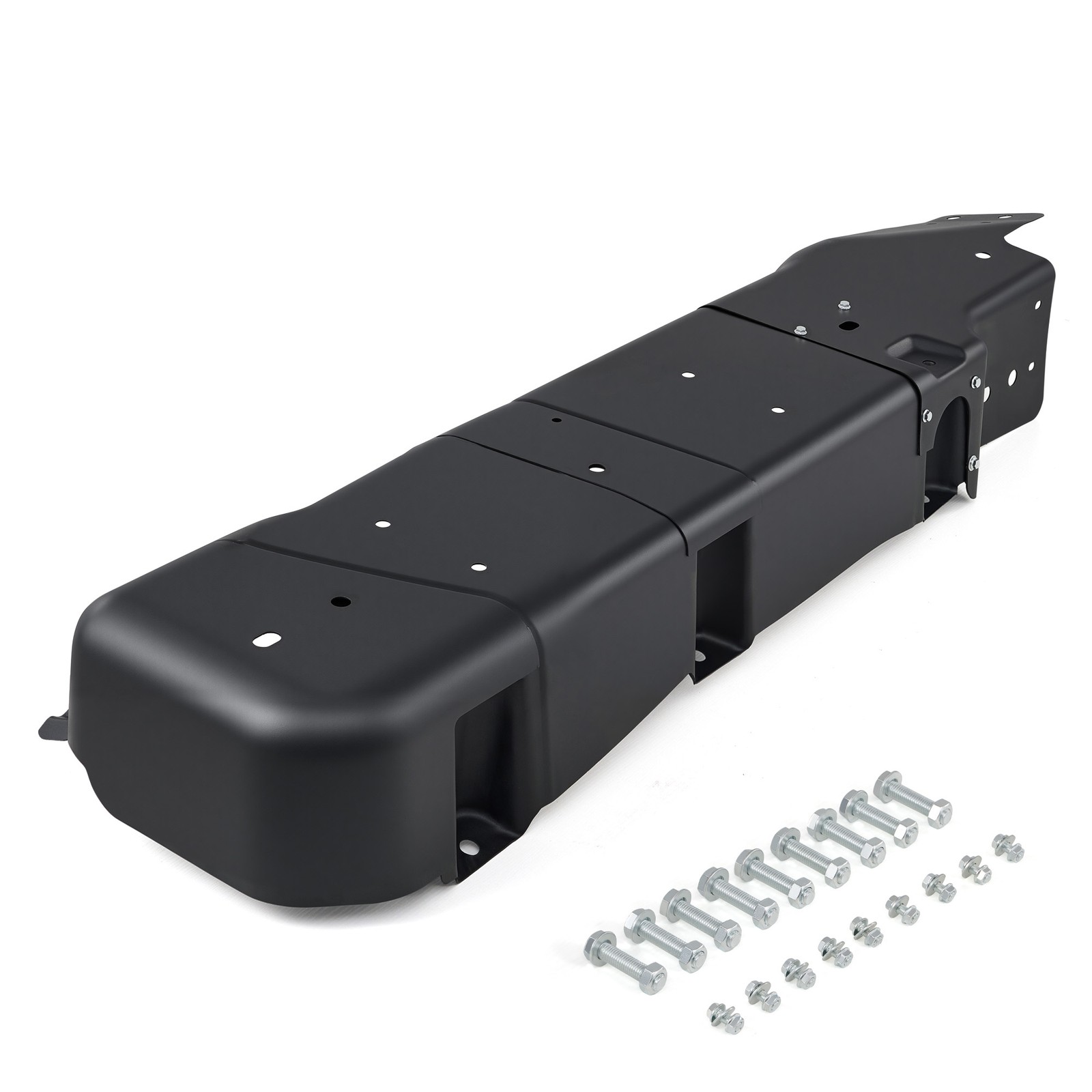 VRC Steel Gas Fuel Tank Skid Plate For Jeep Wrangler JK 4-Door 2007-2018 Black