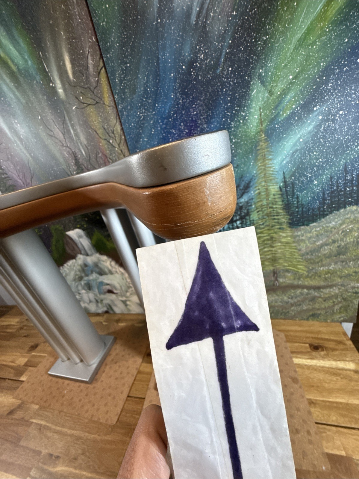 speaker stands pair Metal Wood Base Bookshelf Large Subwoofer Center Channel