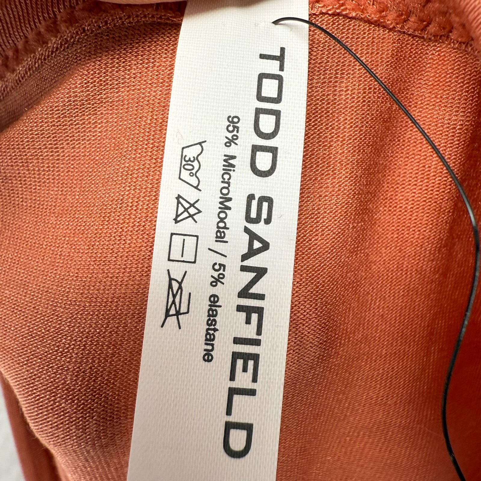 Todd Sanfield Underwear men's Medium Terracotta Essential Endurance Brief NEW