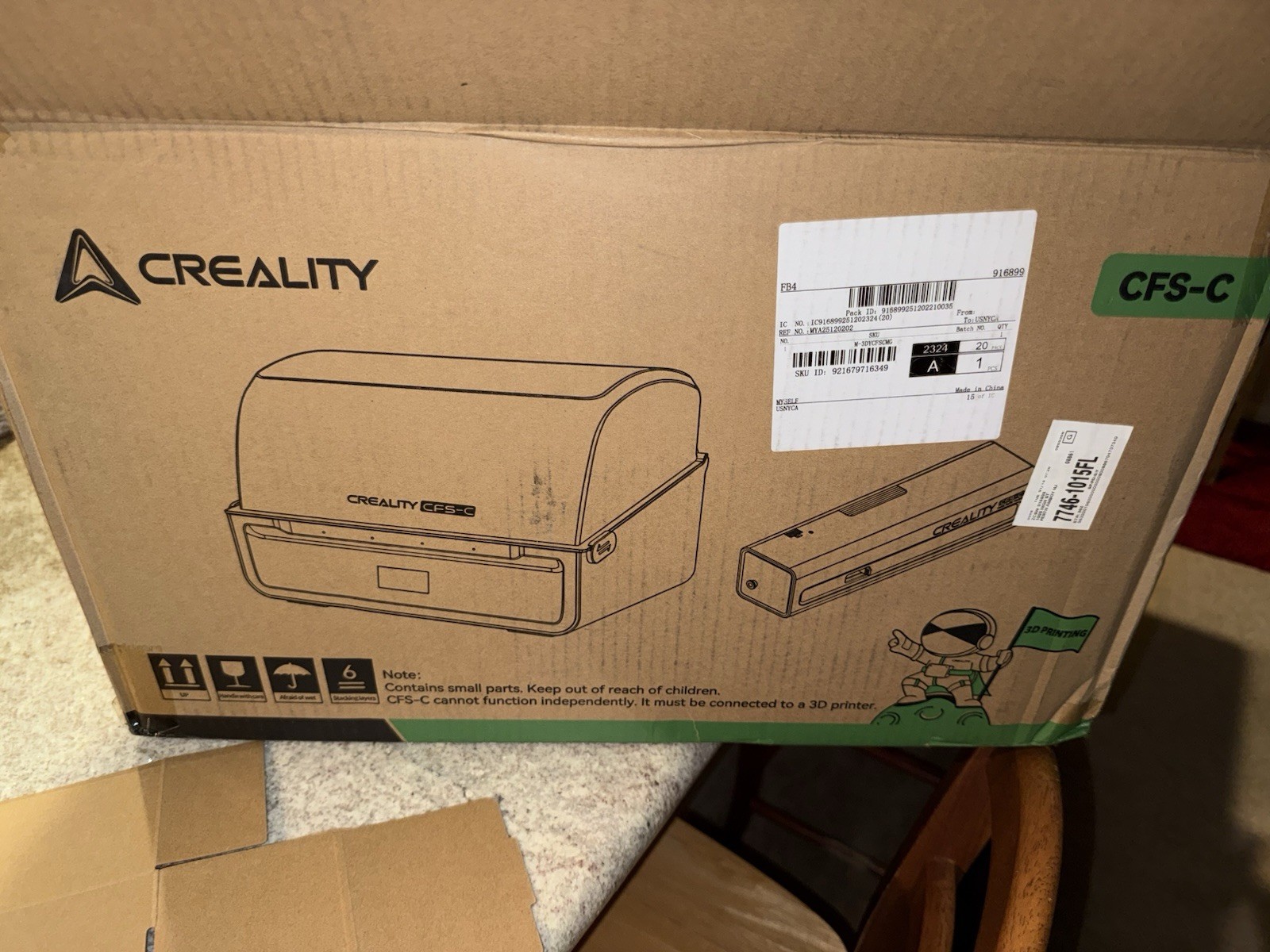 [OPEN BOX]Creality CFS-C Multicolor Printing Filament System For K1C/K1 Max