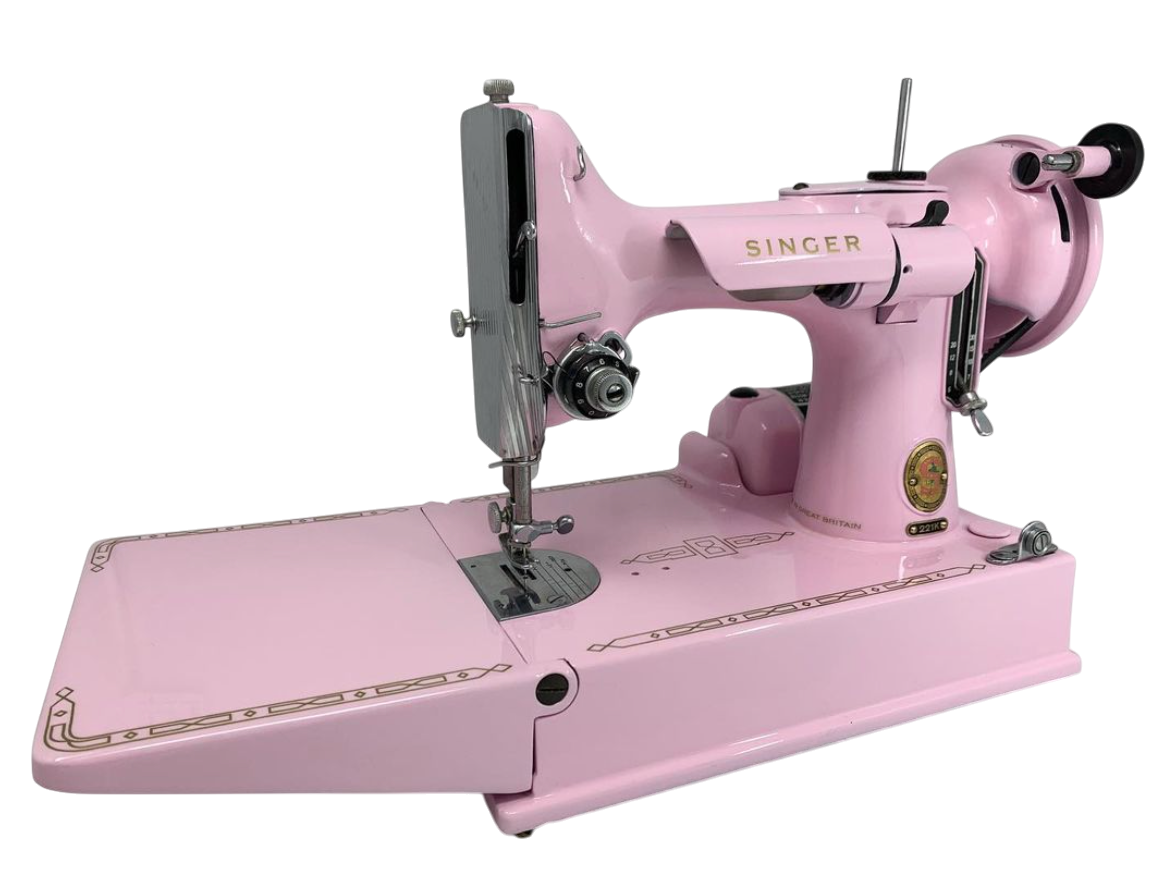 Singer Featherweight 221 Sewing Machine Custom Painted Color of Choice