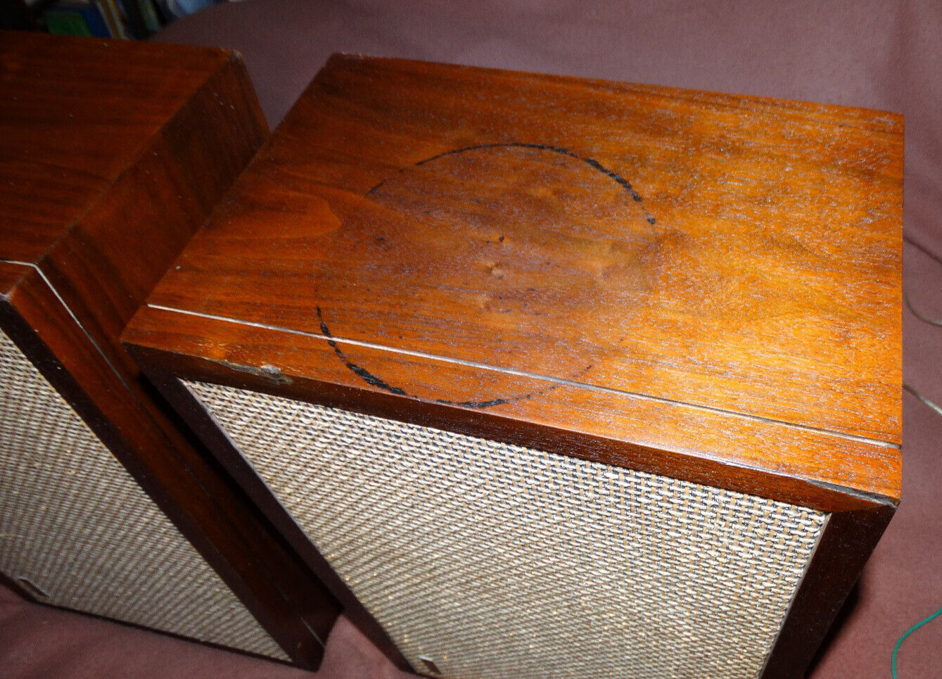 2 Knight Allied 3 way 10" alnico Tweed Vacuum Tube speakers by Utah Sound great!