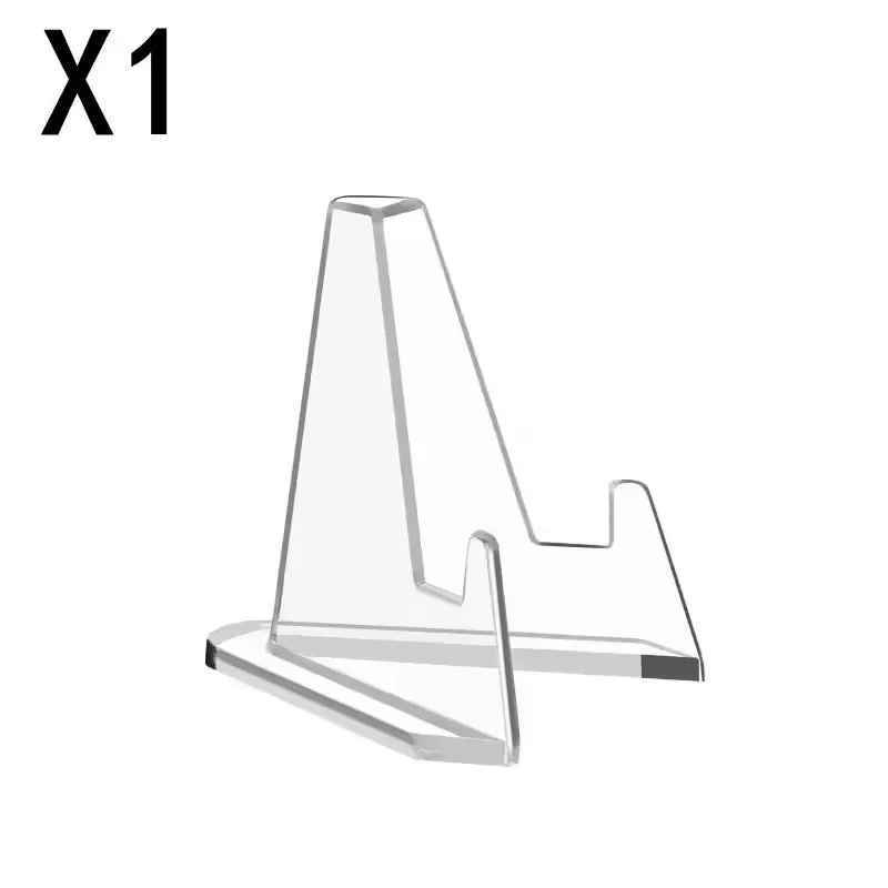 30 Pack Clear Card Stands, Arcylic Card Display for Sports Graded