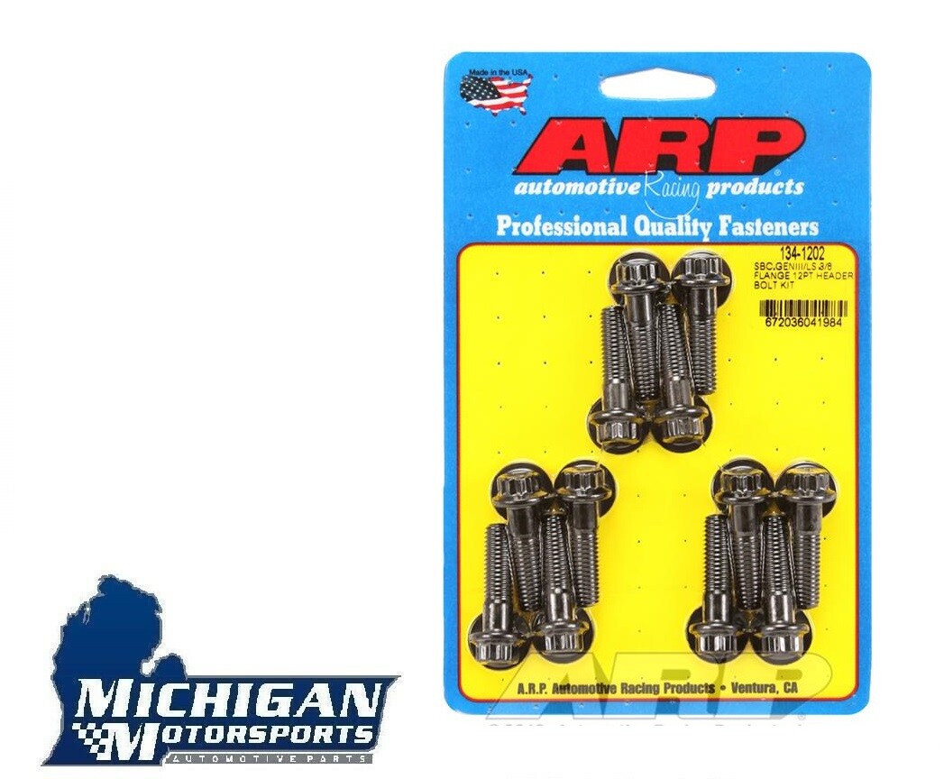 ARP 134-1202 Chromoly Header Bolts for Gen 3/4 LS Series 4.8 5.3 5.7 6.0 6.2 7.0