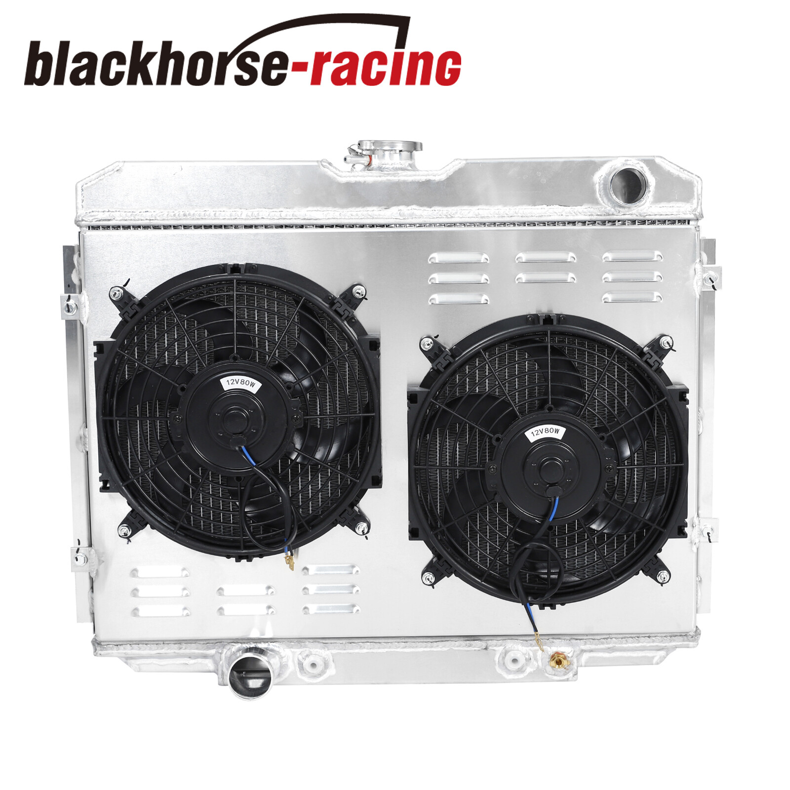 3 ROW RADIATOR+SHROUD FAN FOR 1967-1970 FORD MUSTANG MERCURY 68-70 COUGAR XR7 V8