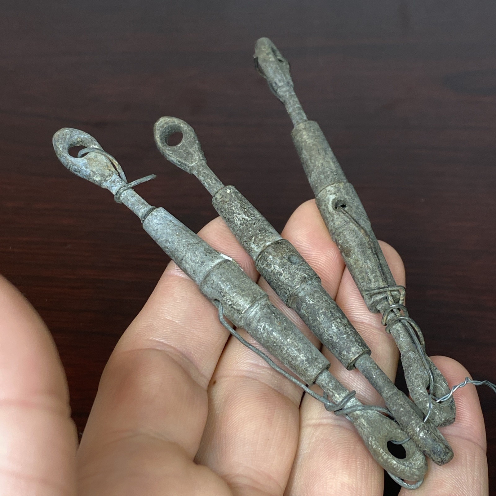 Vintage Lot Of 3 Marine (NON MAGNETIC) 4” Long Turnbuckles Maritime Sailboat