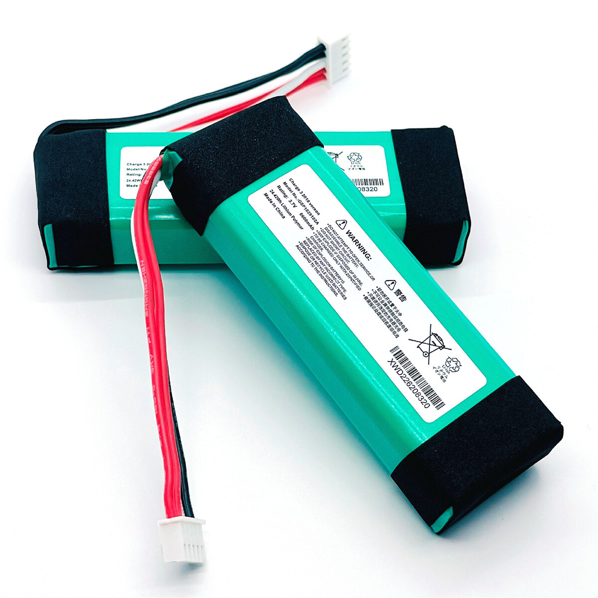 New 6600mAh Battery Replacement for JBL Charge 3 2016 Version GSP1029102A 24.4Wh